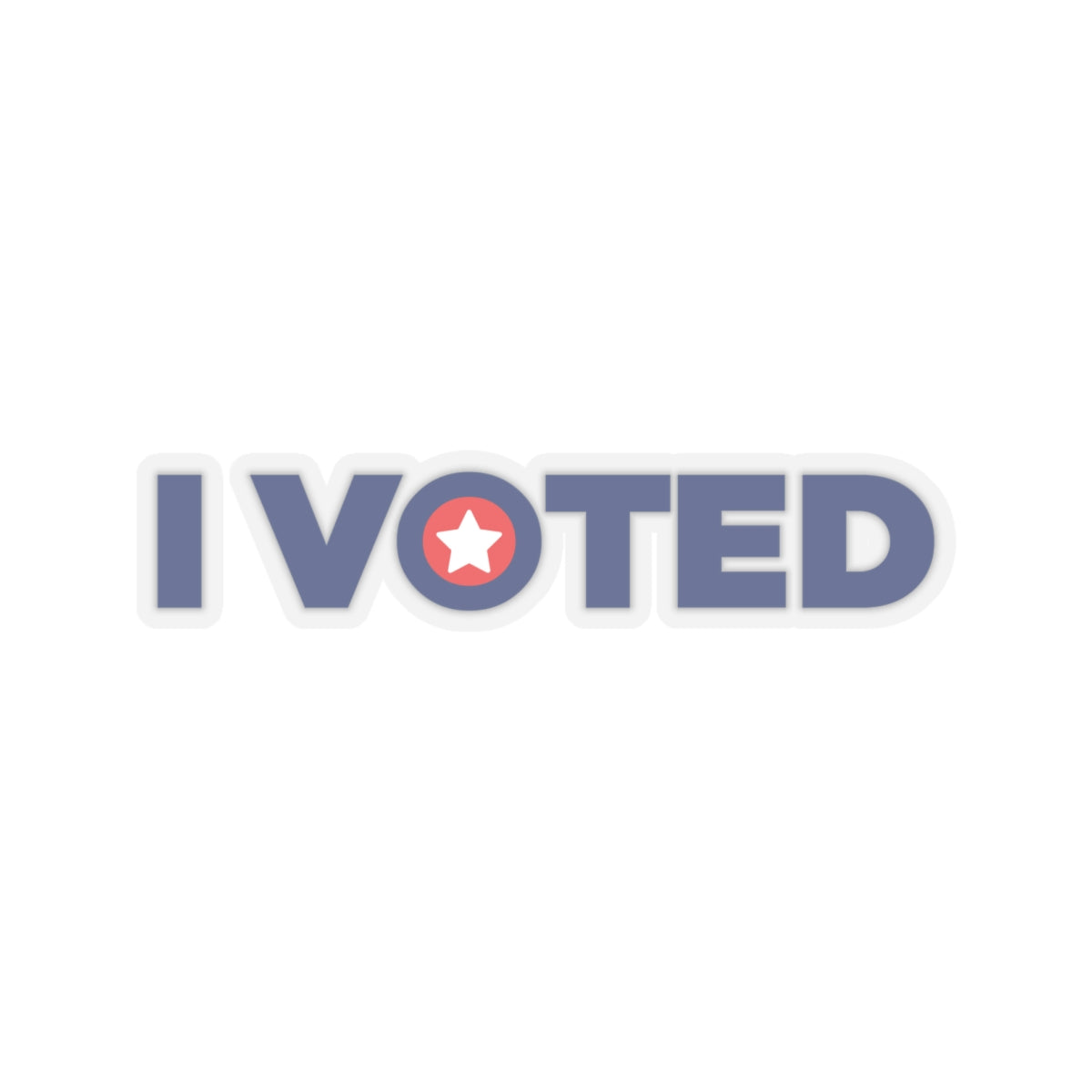 I VOTED Kiss-Cut Stickers