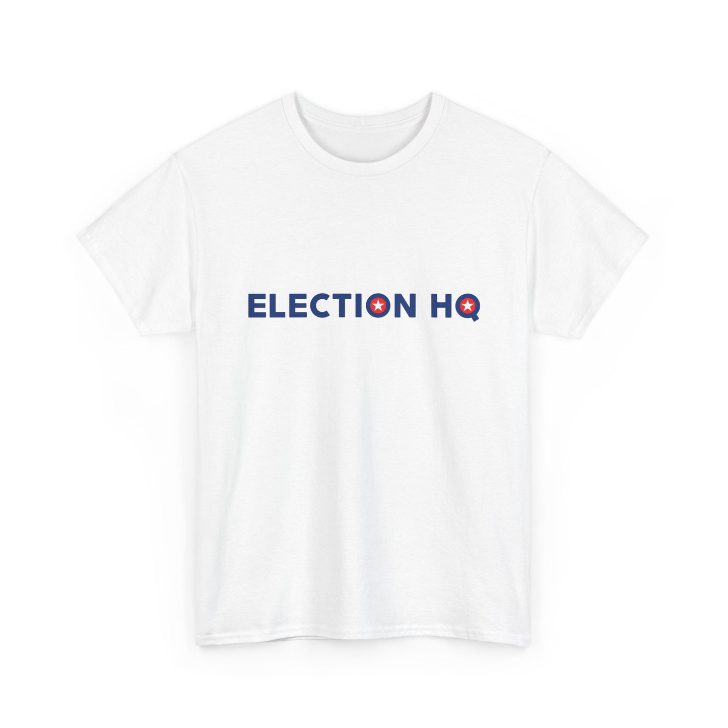 Election HQ Unisex Heavy Cotton Tee (Blue Primary)