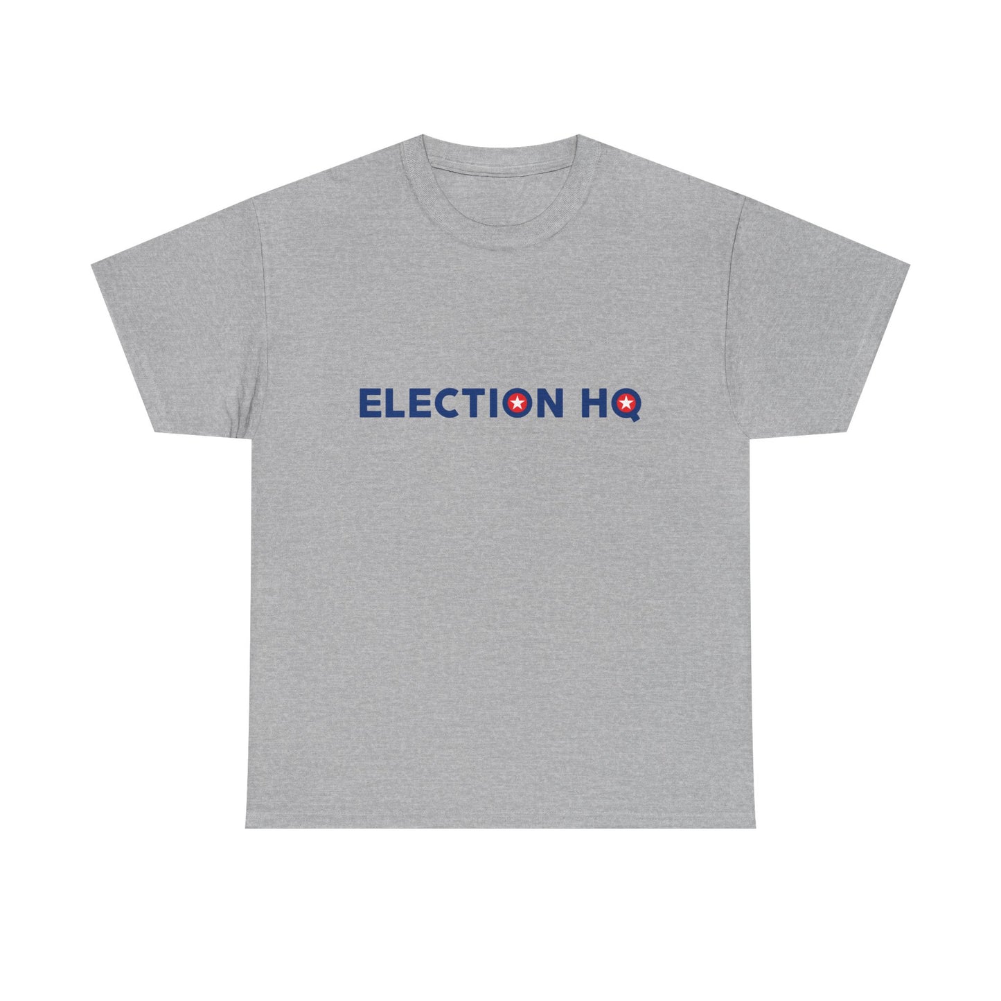 Election HQ Unisex Heavy Cotton Tee (Blue Primary)