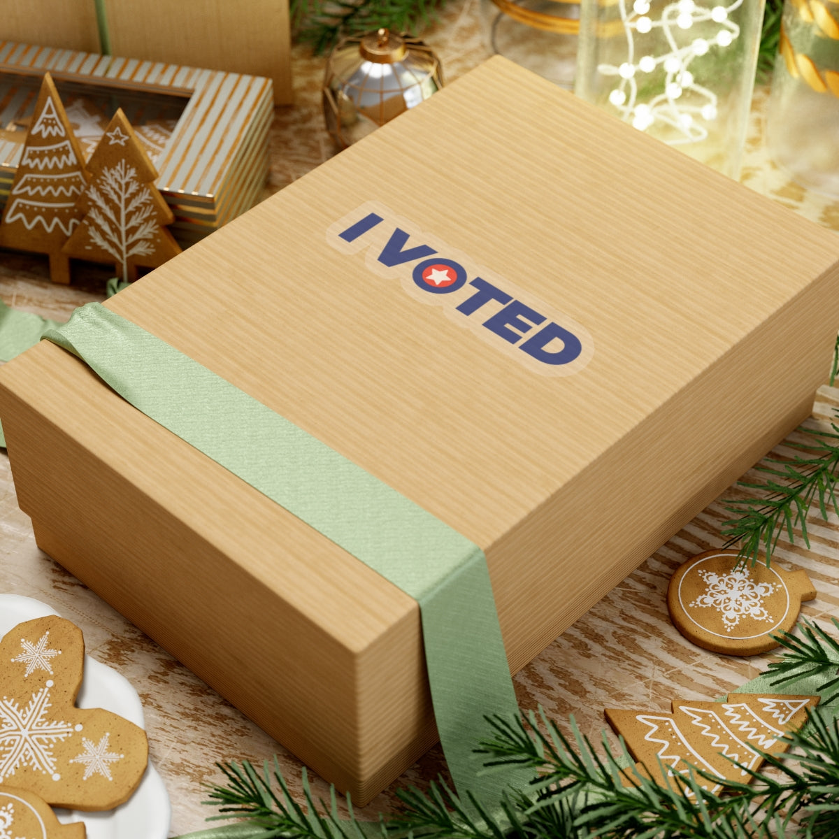 I VOTED Kiss-Cut Stickers