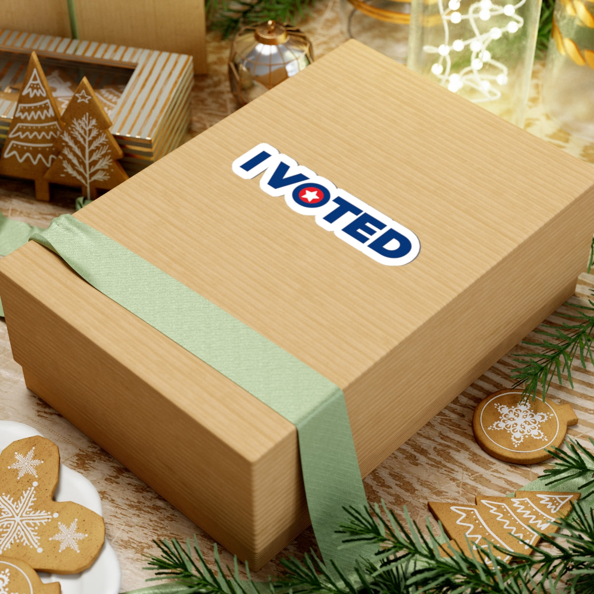 I VOTED Kiss-Cut Stickers