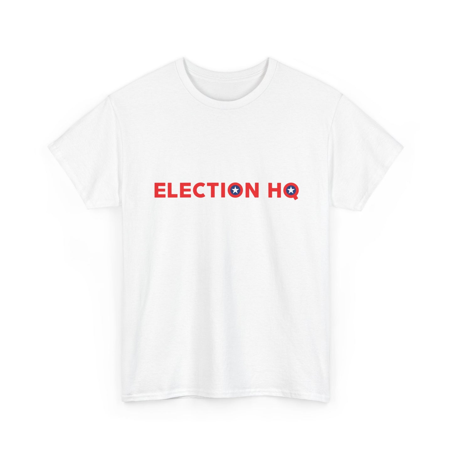 Election HQ Unisex Heavy Cotton Tee (Red Primary)