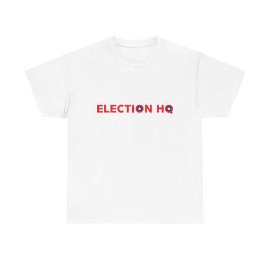 Election HQ Unisex Heavy Cotton Tee (Red Primary)