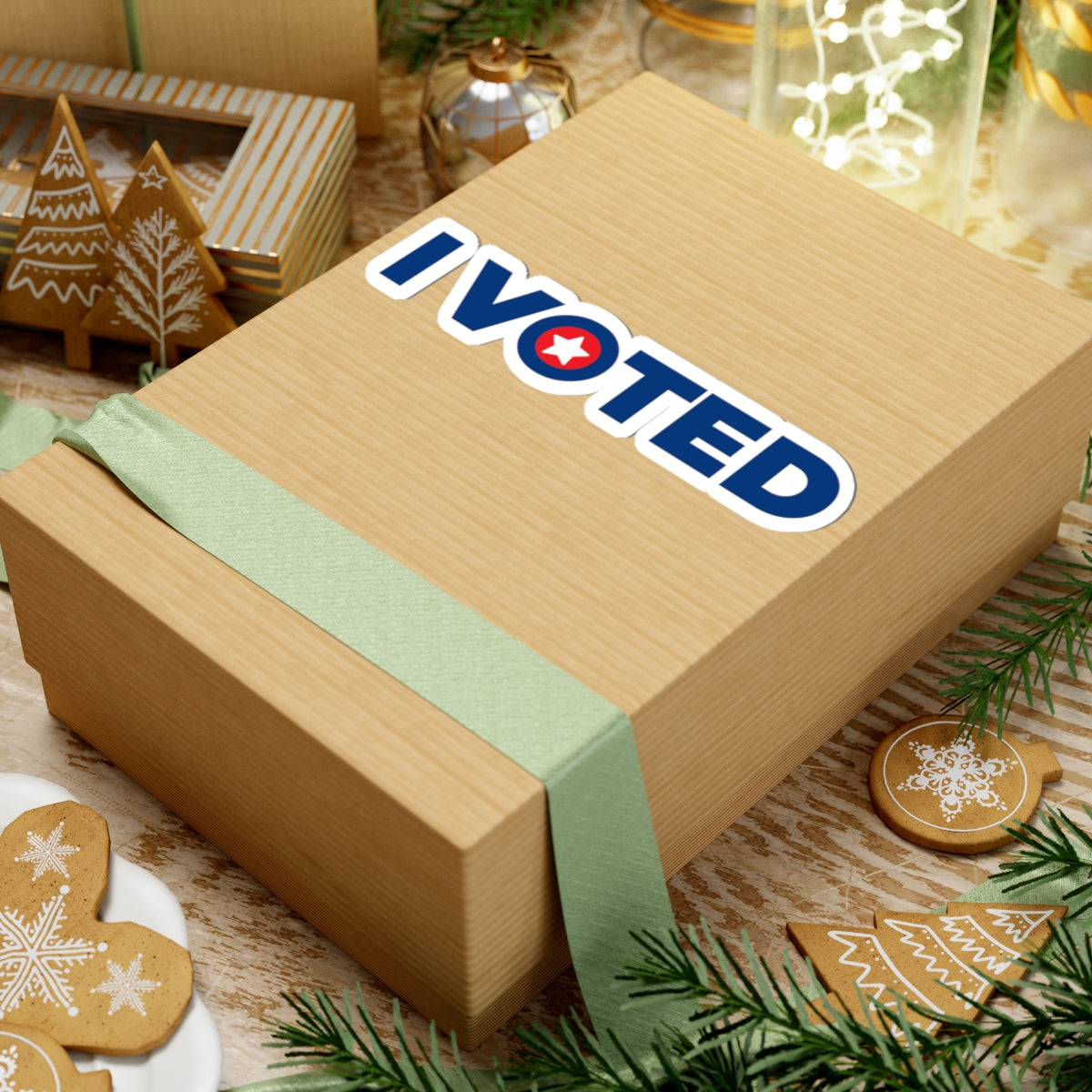 I VOTED Kiss-Cut Stickers