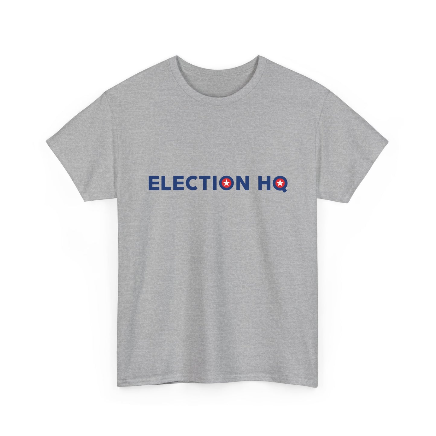 Election HQ Unisex Heavy Cotton Tee (Blue Primary)