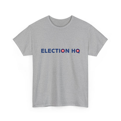 Election HQ Unisex Heavy Cotton Tee (Blue Primary)