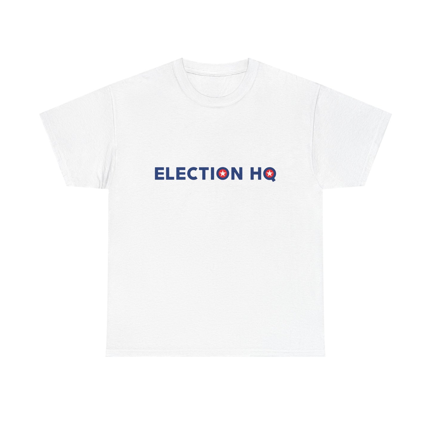 Election HQ Unisex Heavy Cotton Tee (Blue Primary)