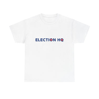 Election HQ Unisex Heavy Cotton Tee (Blue Primary)